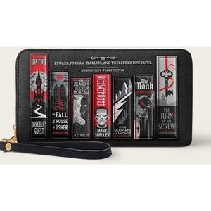 The Fearless Collection Wallet Goth Halloween New NWT Beware For I Am Fearless